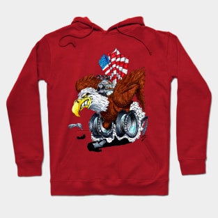 Release the Freedom with Eagle Power Hoodie